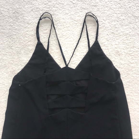 Alice + Olivia Cutout Back Dress in Black - Picture 9 of 11